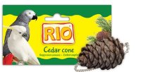 Рио лакомство-игрушка кедровая шишка для крупных и средних попугаев