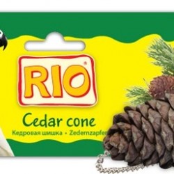 Рио лакомство-игрушка кедровая шишка для крупных и средних попугаев