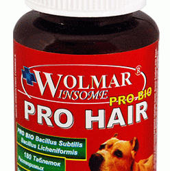 Wolmar winsome pro bio pro hair витаминно-минерально-аминокислотный комплекс для улучшения состояния кожи и шерсти у щенков и собак