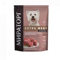 Мираторг EXTRA MEAT с говядиной Black Angus для собак мелких пород с 1 года