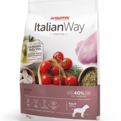 Italian Way (Итальян Вэй) Беззерновой корм для собак с чувствительным пищеварением с уткой