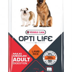 Opti Life (Опти Лайф) Для собак с чувствительным пищеварением с ягненком и рисом (Adult Digestion Medium & Maxi)