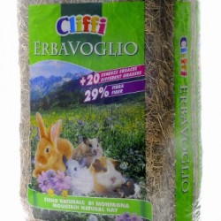 Cliffi (италия) сено, богатое клетчаткой, для кроликов и мелких домашних грызунов (erbavoglio)