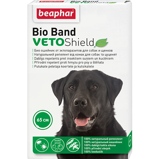 Beaphar натуральный ошейник от насекомых для собак (bio)