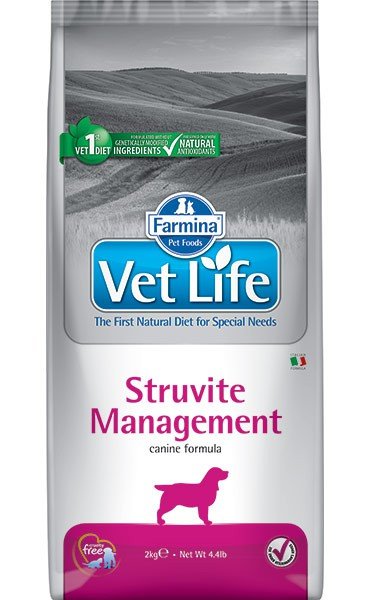 Farmina (Фармина) vet life dog MANAGEMENT STRUVITE для собак (рецидивы мочекаменной болезни струвитного типа)