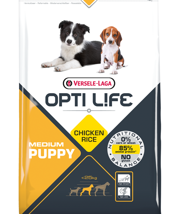 Opti Life (Опти Лайф) Для щенков с курицей (Puppy Medium)