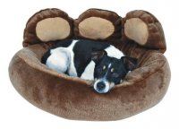 Trixie лежак для собаки "donatello" , плюш, коричневый