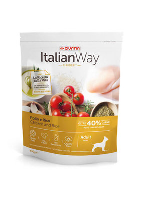 Italian Way (Итальян Вэй) Сухой корм для собак малых пород с курицей и рисом