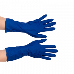 Перчатки Top Glove High Risk особо прочные 16г,  латексные диагностические (смотровые), нестерильные, неопудренные, текстурные 25 пар (50шт)