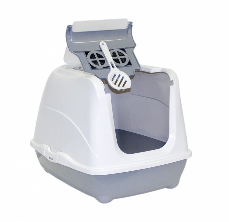 Moderna Туалет-домик Flip с угольным фильтром, 50х39х37см (Flip cat 50 cm)