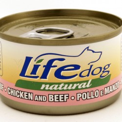 Lifedog (Лайфдог) chicken with beef - Консервы для собак курица с говядиной в соусе
