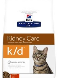 Hill`s (Хилс) feline k d для кошек лечение почек, сердца и нижнего отдел мочевывод.путей