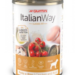 Italian Way (Итальян Вэй) Консервы для собак с курицей,томатами и рисом