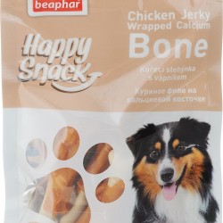 Лакомства beaphar happy snack  для собак куриное филе на кальциевой косточки