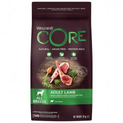 Wellness Core корм из ягненка с яблоком для взрослых собак всех пород
