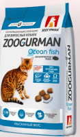 Зоогурман Сухой корм для кошек всех пород, океаническая рыба