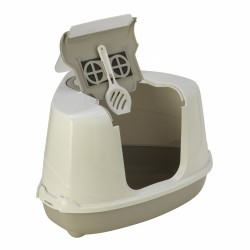 Moderna туалет-домик угловой flip с угольным фильтром, 55х45х38см (flip corner)