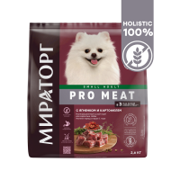 Мираторг PRO MEAT с ягненком и картофелем для собак мелких с 1 года