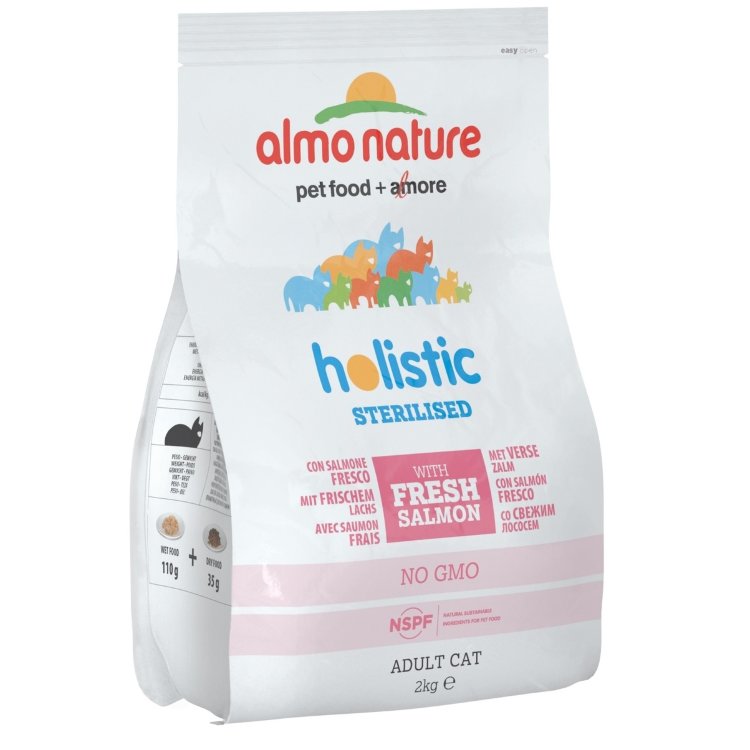 Almo Nature (Алмо Натур) для кастрированных кошек с лососем и рисом (functional adult sterilised salmon and rice)