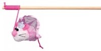 Trixie игрушка-удочка для кошки мышь-невеста princess, плюш, розовый