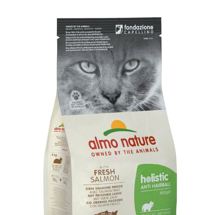 Almo Nature (Алмо Натур) для кошек контроль вывода шерсти с рыбой и картофелем (functional adult anti-hairball fish and potatoes)