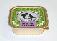 ZooRing (Зооринг) консервированный полнорационный корм для кошек паштет 100гр