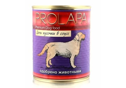 Prolapa (Пролапа) Premium консервы  для собак кусочки в соусе