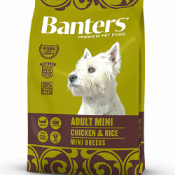 Banters (Бантерс) Adult Mini курица с рисом сухой корм для собак