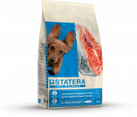 STATERA (Статера) Корм для взрослых собак с лососем и рисом