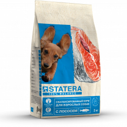 STATERA (Статера) Корм для взрослых собак с лососем и рисом