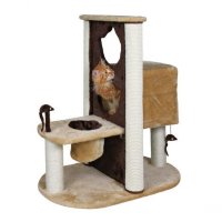 Trixie домик для кошки "amelia" , плюш, коричневый бежевый