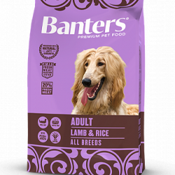 Banters (Бантерс) Adult ягненок с рисом сухой корм для собак