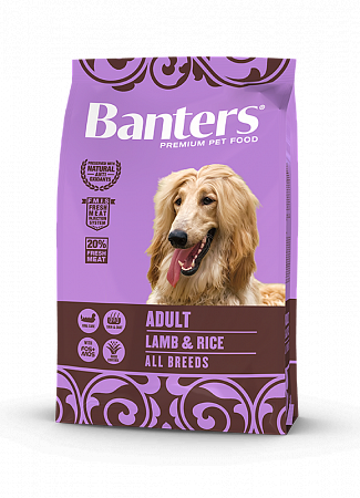 Banters (Бантерс) Adult ягненок с рисом сухой корм для собак