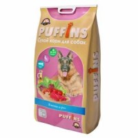 Puffins (Пафинс) сухой корм  для собак ягнёнок и рис