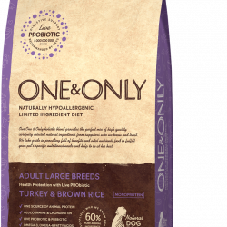 One&Only (Ван энд Онли) Turkey & Rice Adult LARGE Breeds Индейка  с рисом для взрослых собак крупных пород