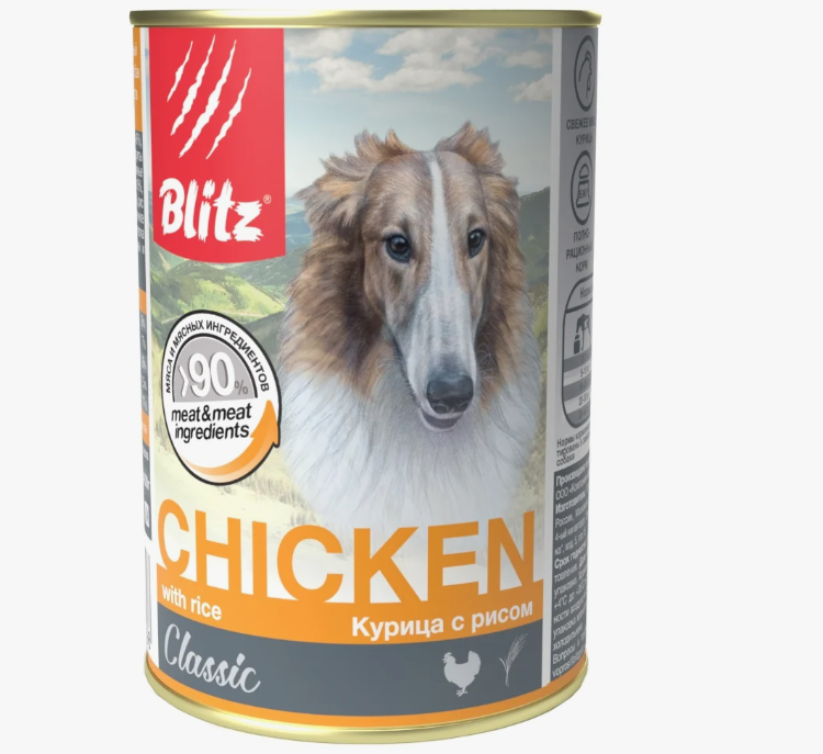 Blitz (Блиц) консервы для собак 400 г