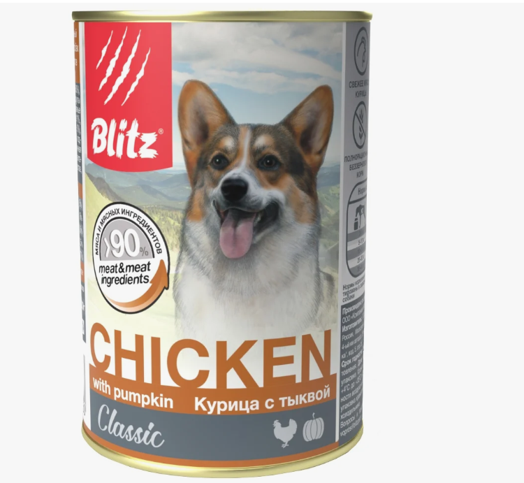 Blitz (Блиц) консервы для собак 400 г