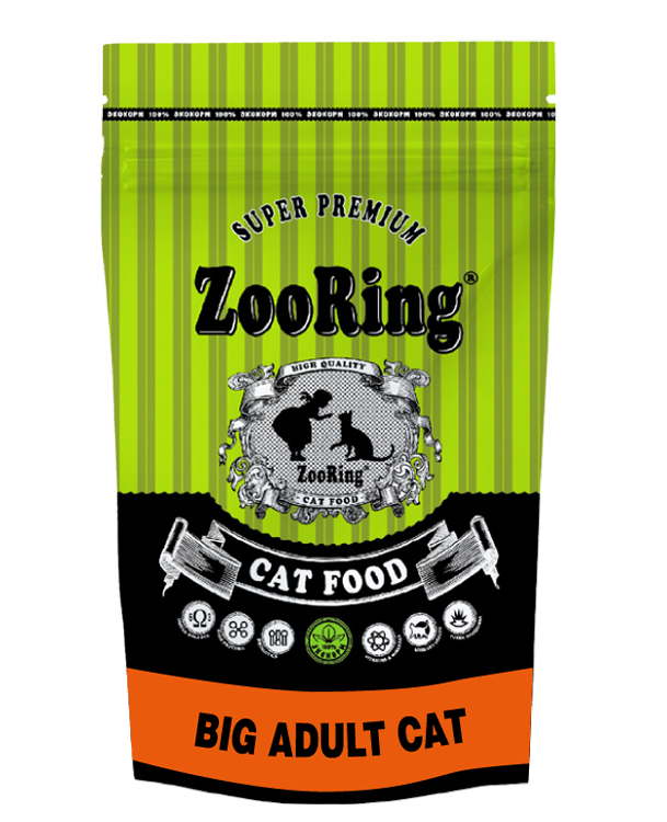 ZooRing (Зооринг) BIG Adult cat  Для взрослых кошек крупных пород с глюкозамином и хондроитином