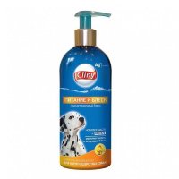 Экопром cliny Питание и блеск  шампунь-кондиционер для короткошерстных собак