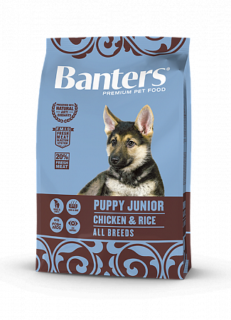 Banters (Бантерс) Puppy Junior курица с рисом сухой корм для щенков