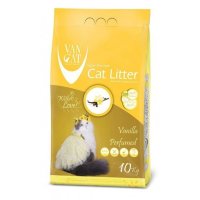 Van cat комкующийся наполнитель без пыли с ароматом ванили, пакет (vanilla)