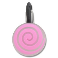Niteize брелок малый светящийся КлипЛит Spiral Pink (розовая спираль) на ошейник д/соб.