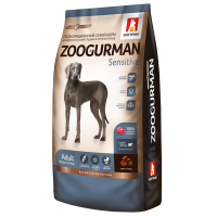 Зоогурман Сухой корм для собак с чувствительным пищеварением средних и крупных пород с ягненком и рисом