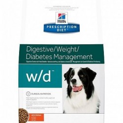 Hill`s (Хилс) canine w d low fat diabet для собак лечение сахарного диабета, запоров, колитов