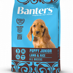 Banters (Бантерс) Puppy Junior ягненок с рисом сухой корм для щенков