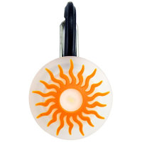 Niteize брелок малый светящийся КлипЛит Sun Orange (оранжевое солнце) на ошейник д/соб.