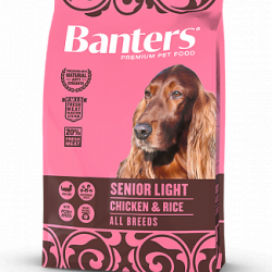 Banters (Бантерс) Senior Light курица с рисом сухой корм для собак