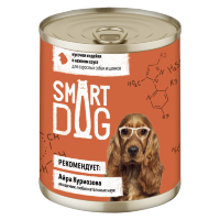 Smart Dog (Смарт дог) Консервы для взрослых собак и щенков, 240 г