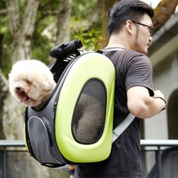 Ibiyaya складная сумка-тележка 3 в 1 для собак до 8 кг (сумка, рюкзак, тележка)