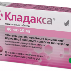 KRKA Кладакса, жевательные таблетки 